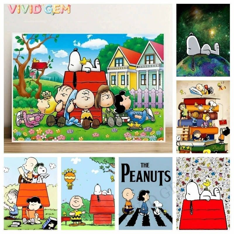 5D Diamond Painting Kit Full Drill - VIVID GEM 2026 Новая милая алмазная