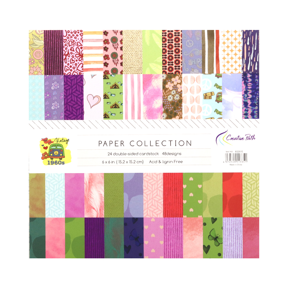 Vintage Junk Journal Scrapbooking Paper - Декоративная бумага для скрапбукинга Creative Path