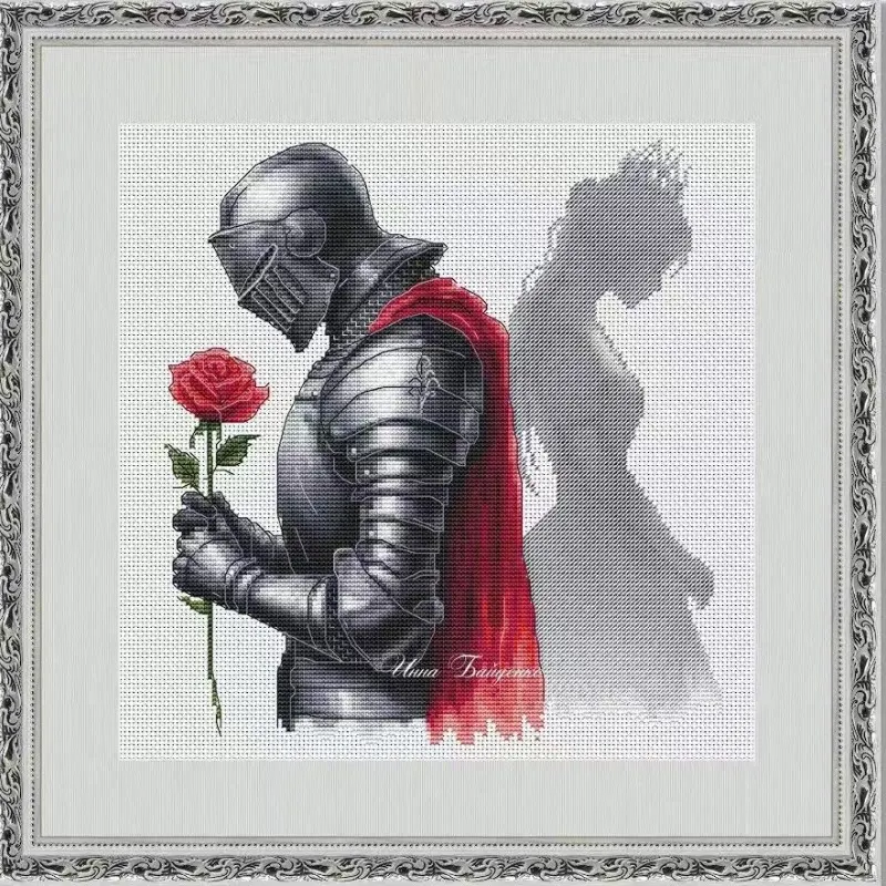 Cross Stitch Stamped Kits Beginners - [[CC4971 - Рыцарь влюбленный] Набор для