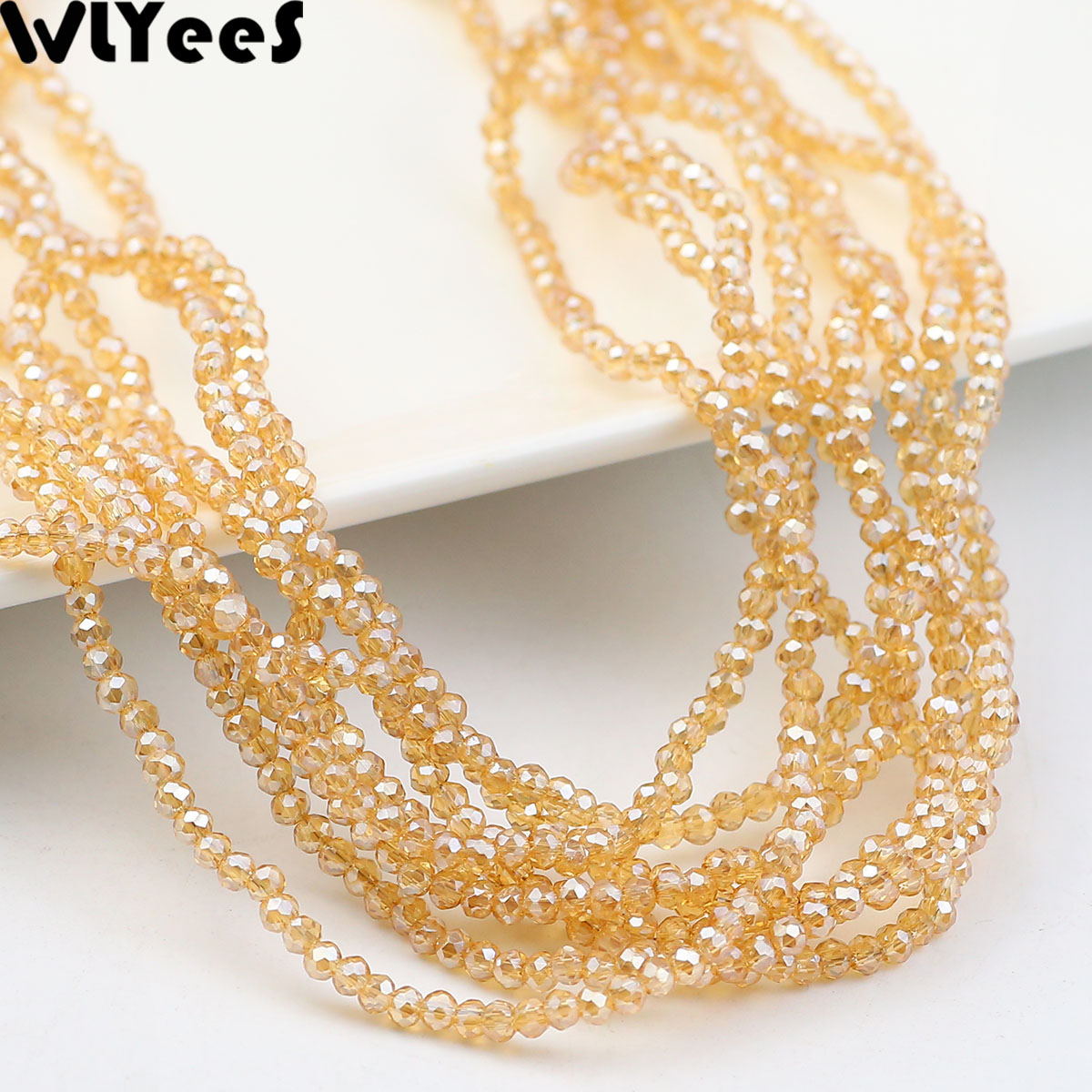 WLYeeS плоские круглые золотые – обзор и цена Glass Seed Beads 2Mm Jewelry Making