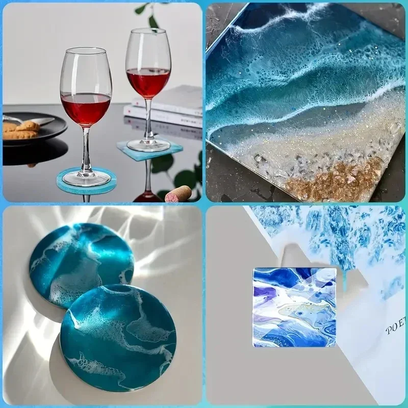 5 шт./компл. подставки для чаш – обзор и цена Silicone Epoxy Resin Molds Set