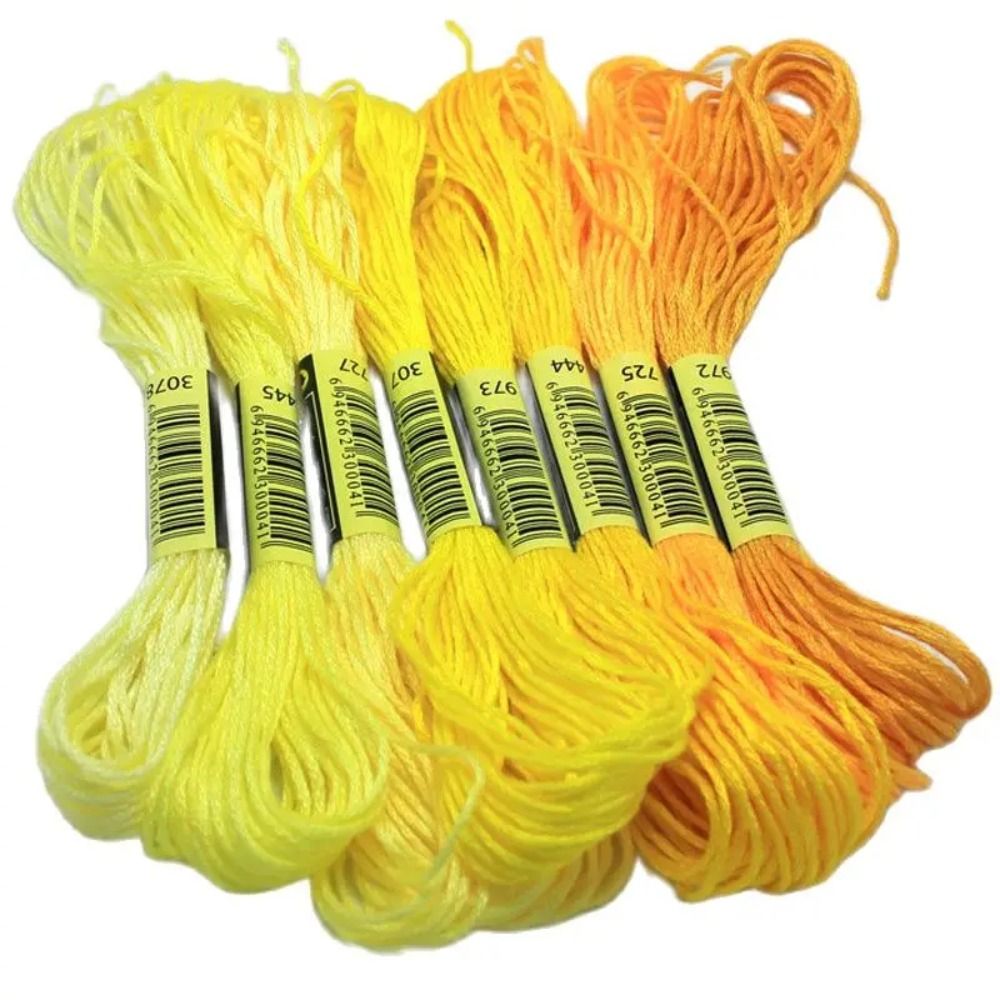 Нить для вышивки крестиком уни – обзор и цена Cotton Embroidery Thread Skeins