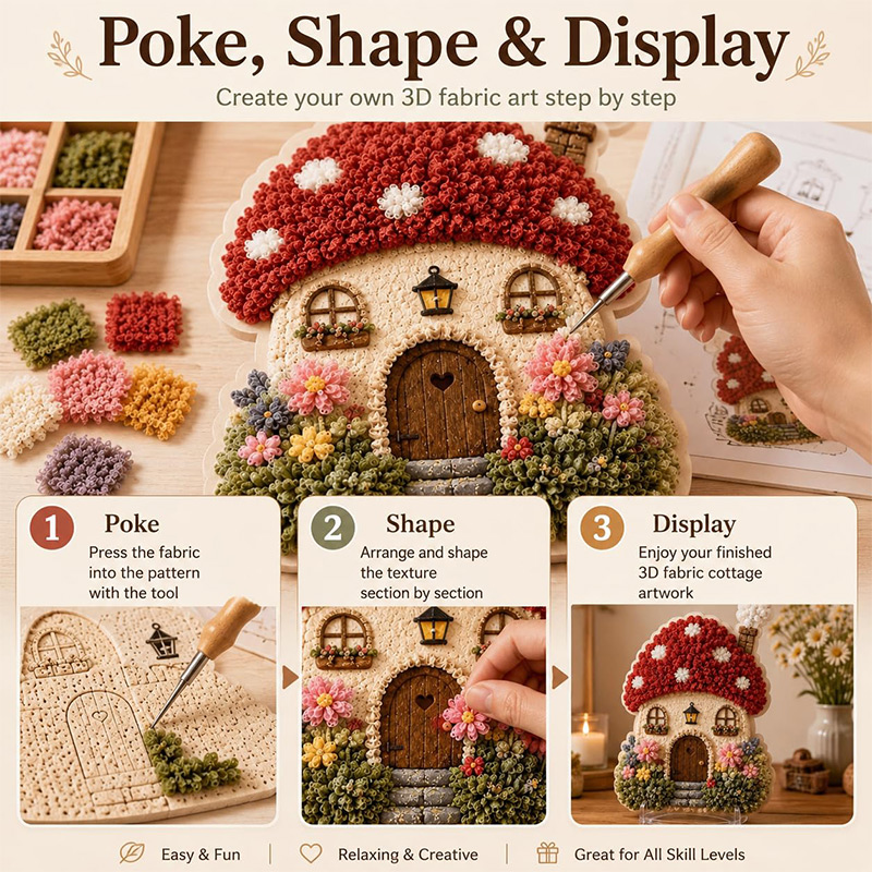 Набор для рукоделия «3D Домик- – обзор и цена Craft Tools