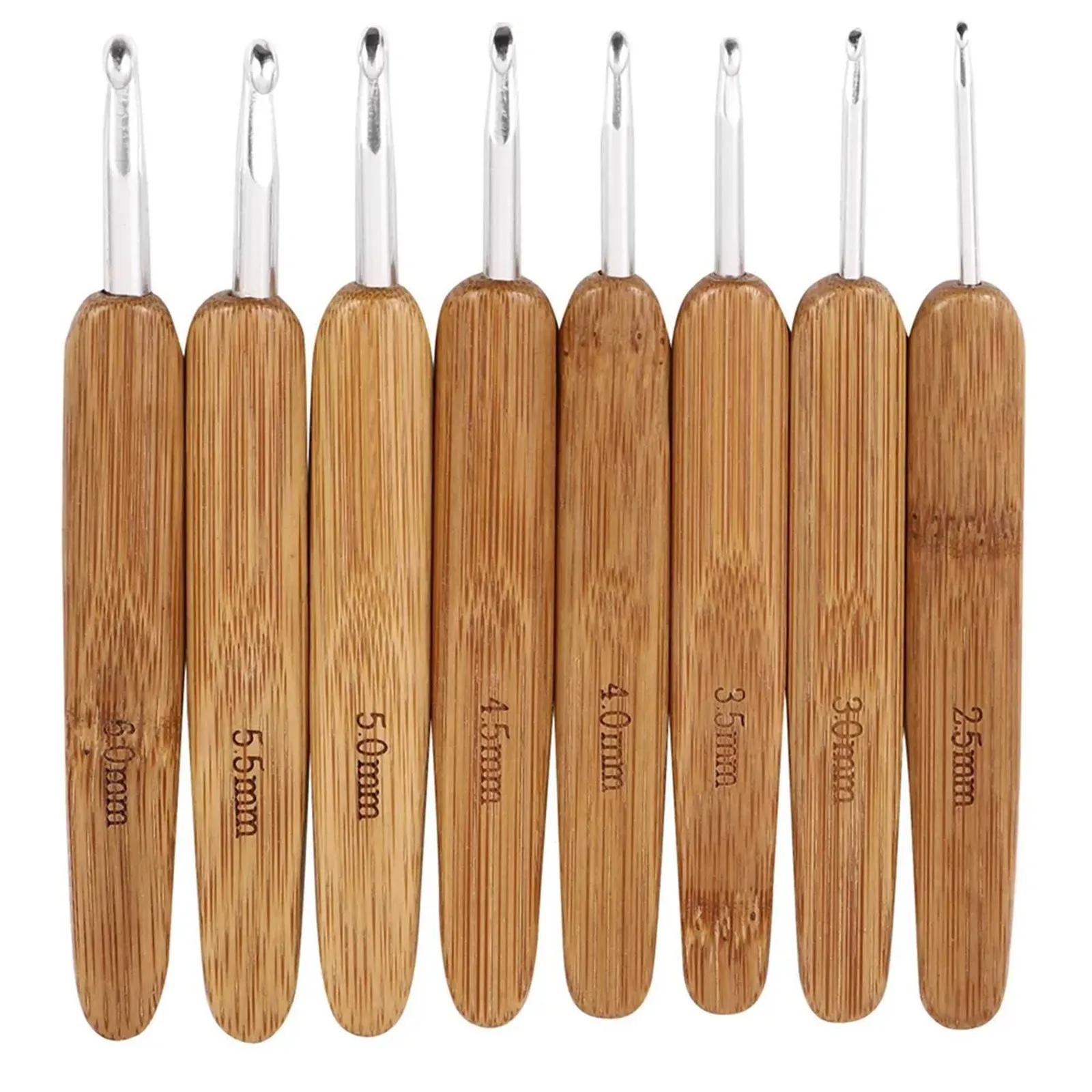 Набор крючков для вязания крюч – обзор и цена Wooden Crochet Hooks Ergonomic Handle