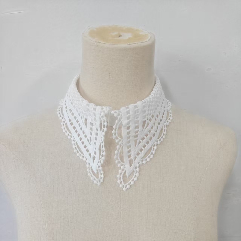 Женский белый съемный воротник – обзор и цена Embroidery