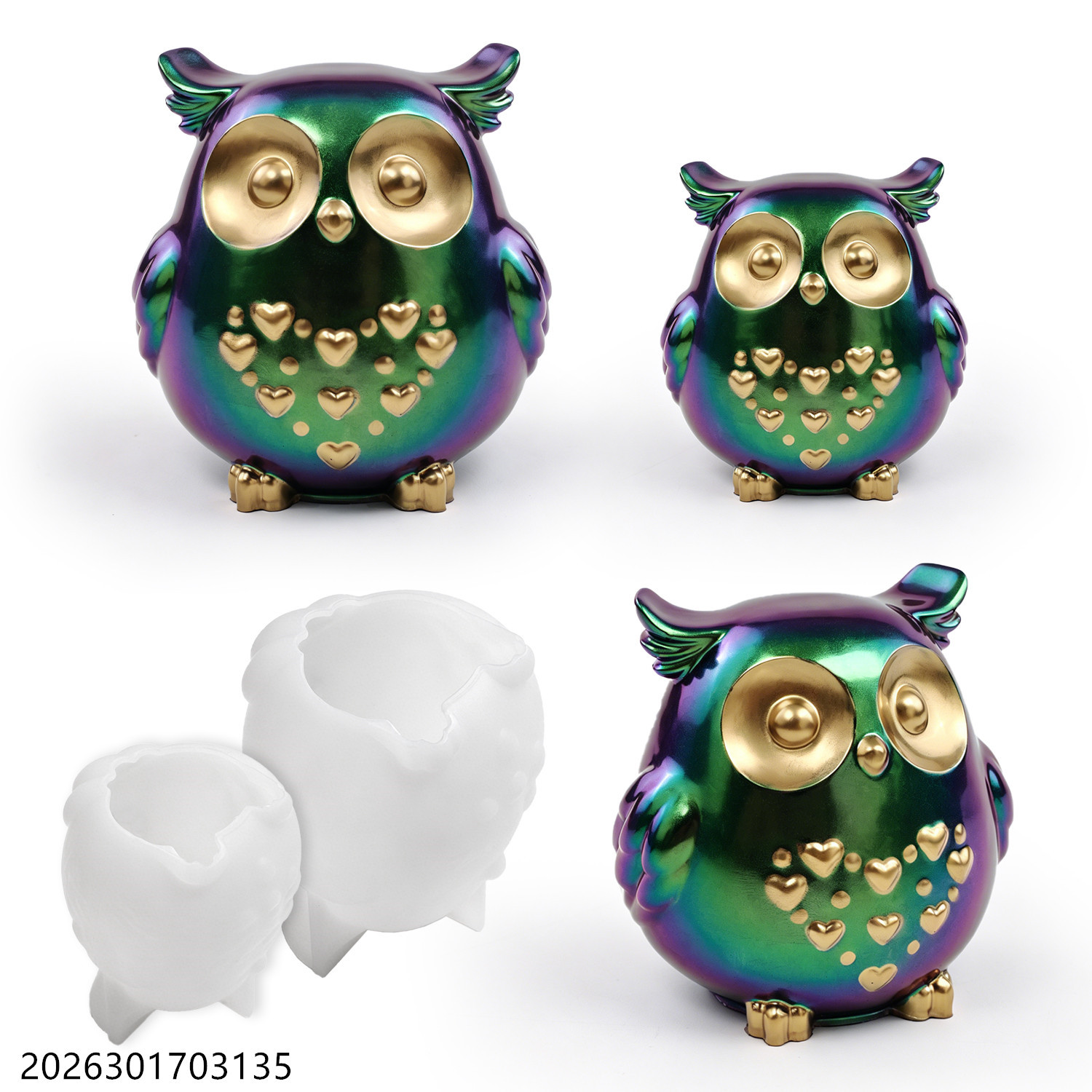 Силиконовая форма «Сова» 3D, н – обзор и цена Silicone Epoxy Resin Molds Set