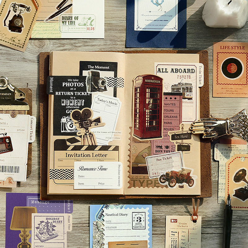 30 листов винтажной бумаги для – обзор и цена Vintage Junk Journal Scrapbooking Paper